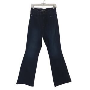 Universal Thread Women's High Rise Flare Jeans Dark Blue 18/34R Stretch